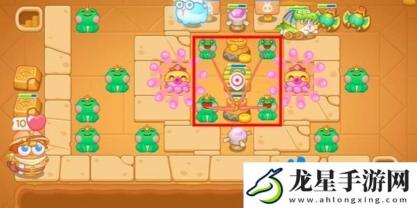 保衛(wèi)蘿卜4法老歸來第110關(guān)怎么過