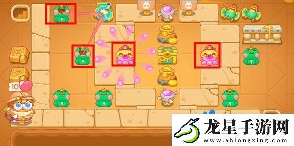 保衛(wèi)蘿卜4法老歸來第110關(guān)怎么過