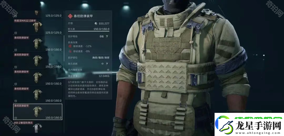 三角洲行動S3六級甲哪個好